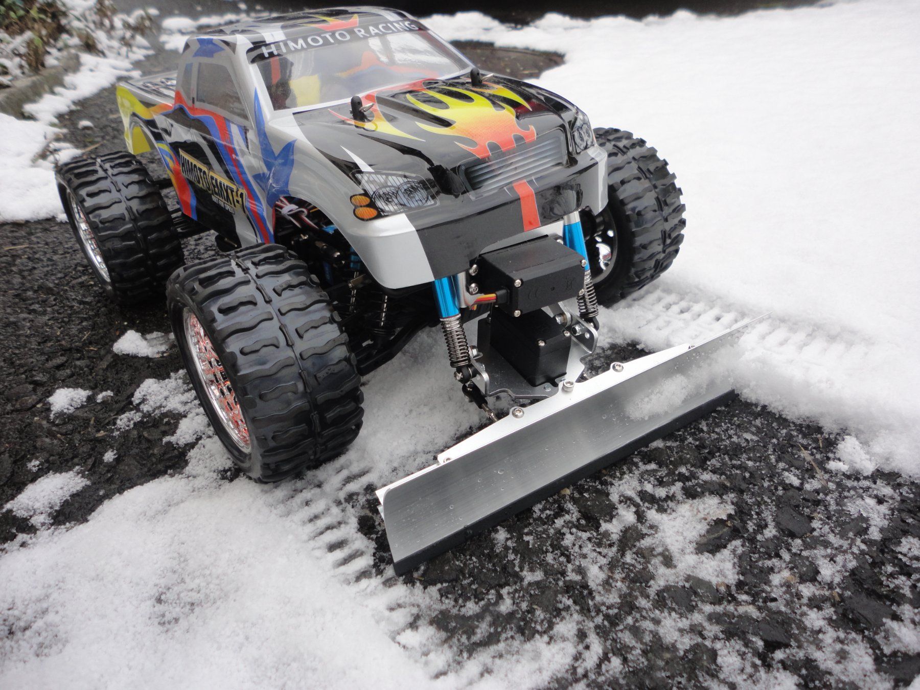 Modellismo RC: 1:10 Schneepflug! – Nuovo e nell'imballaggio originale da Horgen venduto da RcModell 1