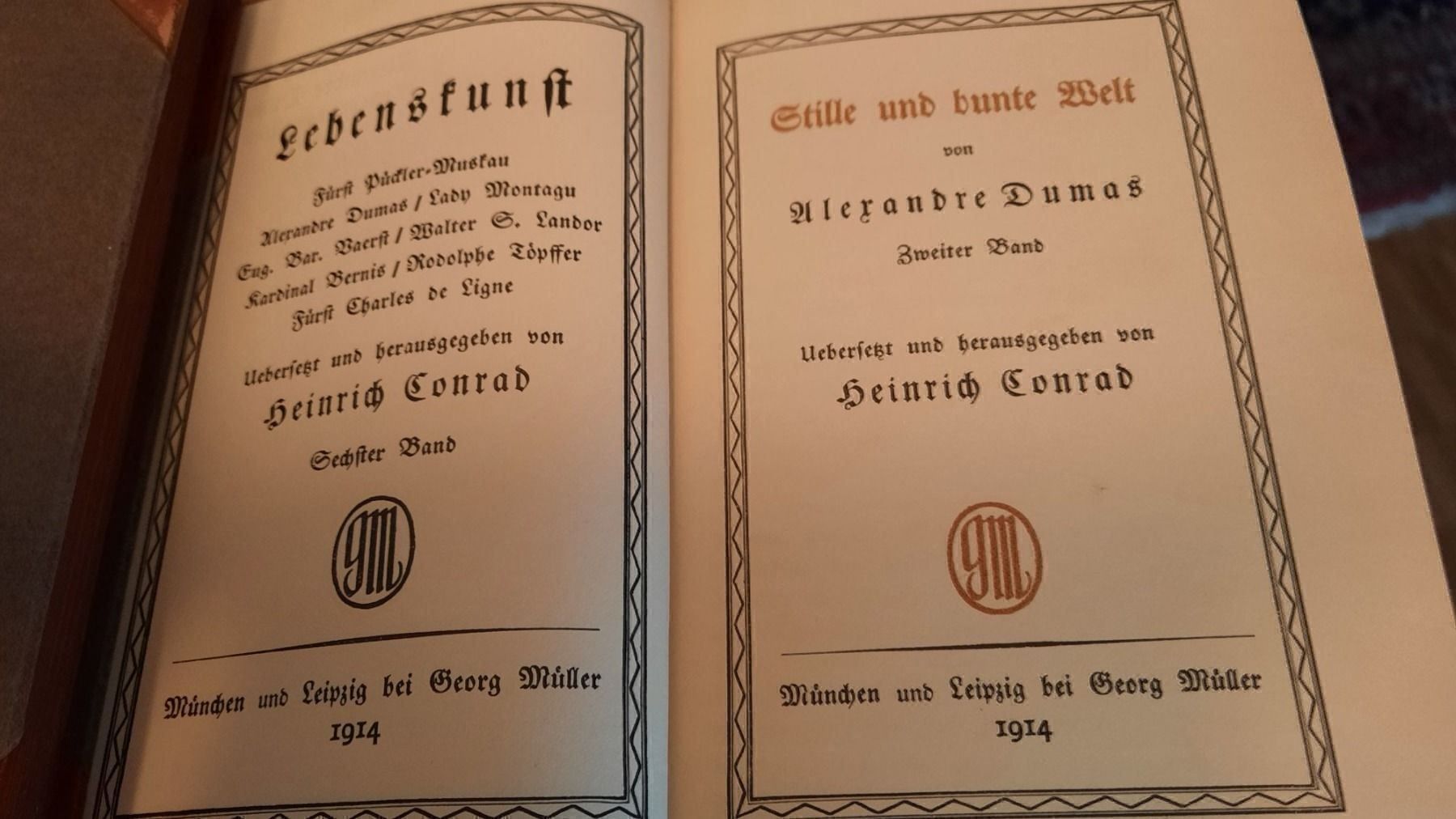 Bücher: STILLE UND BUNTE WELT, ALEXANDER  DUMAS – Gebraucht aus zürich von gabab 3