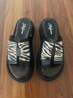 Sandale Stefano Damen Schwarz Zebra Grösse 38 neuwertig