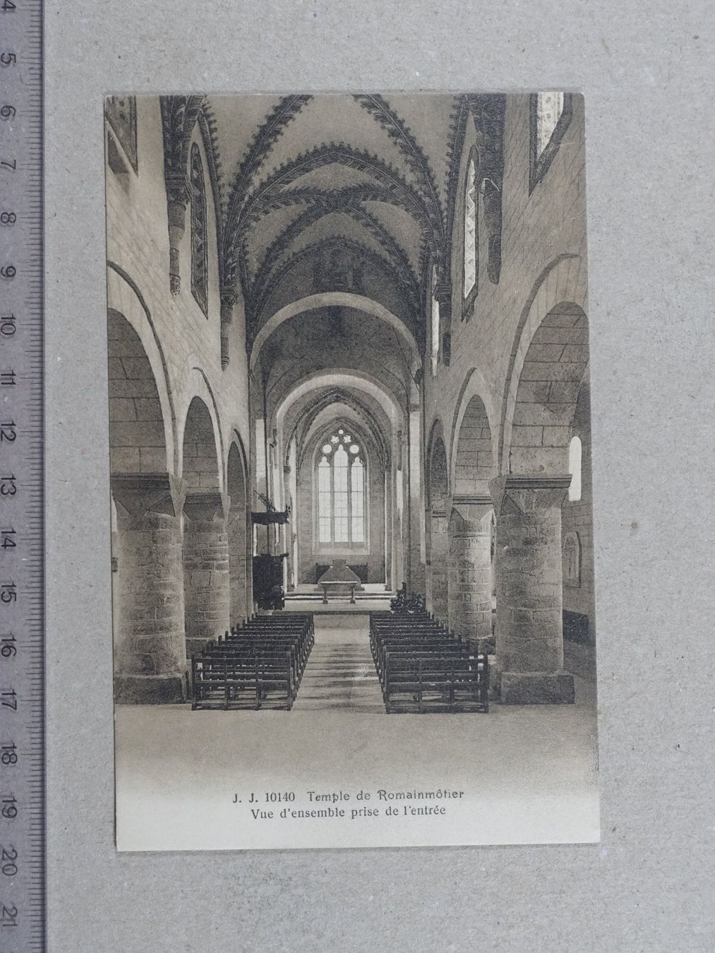 Ansichtskarten: Romainmôtier, temple, Kirche – Gebraucht aus Lenzburg von fh1