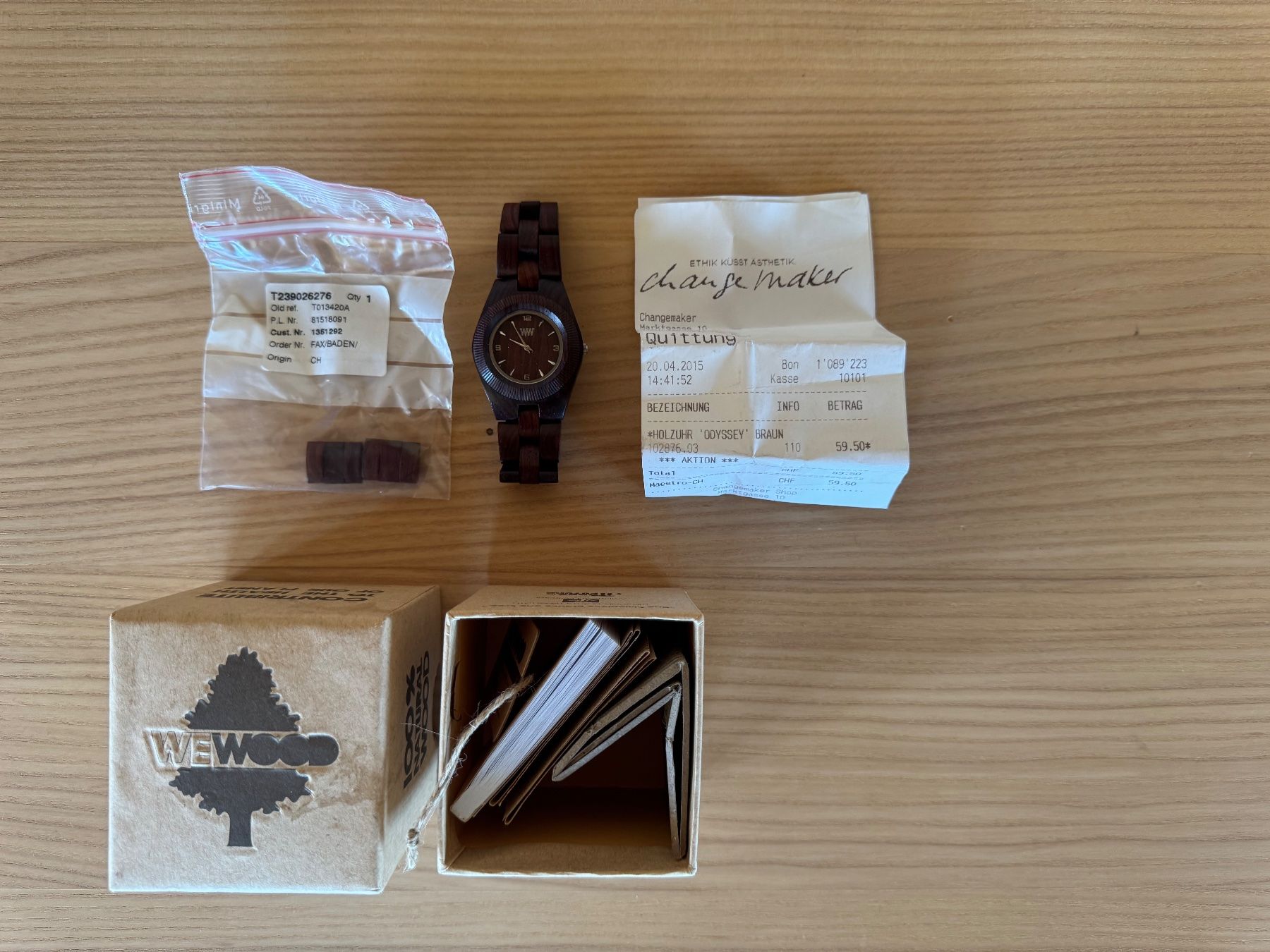 Orologi: Holzuhr WeWood – Usato da Rombach venduto da MarkusJohannes 3