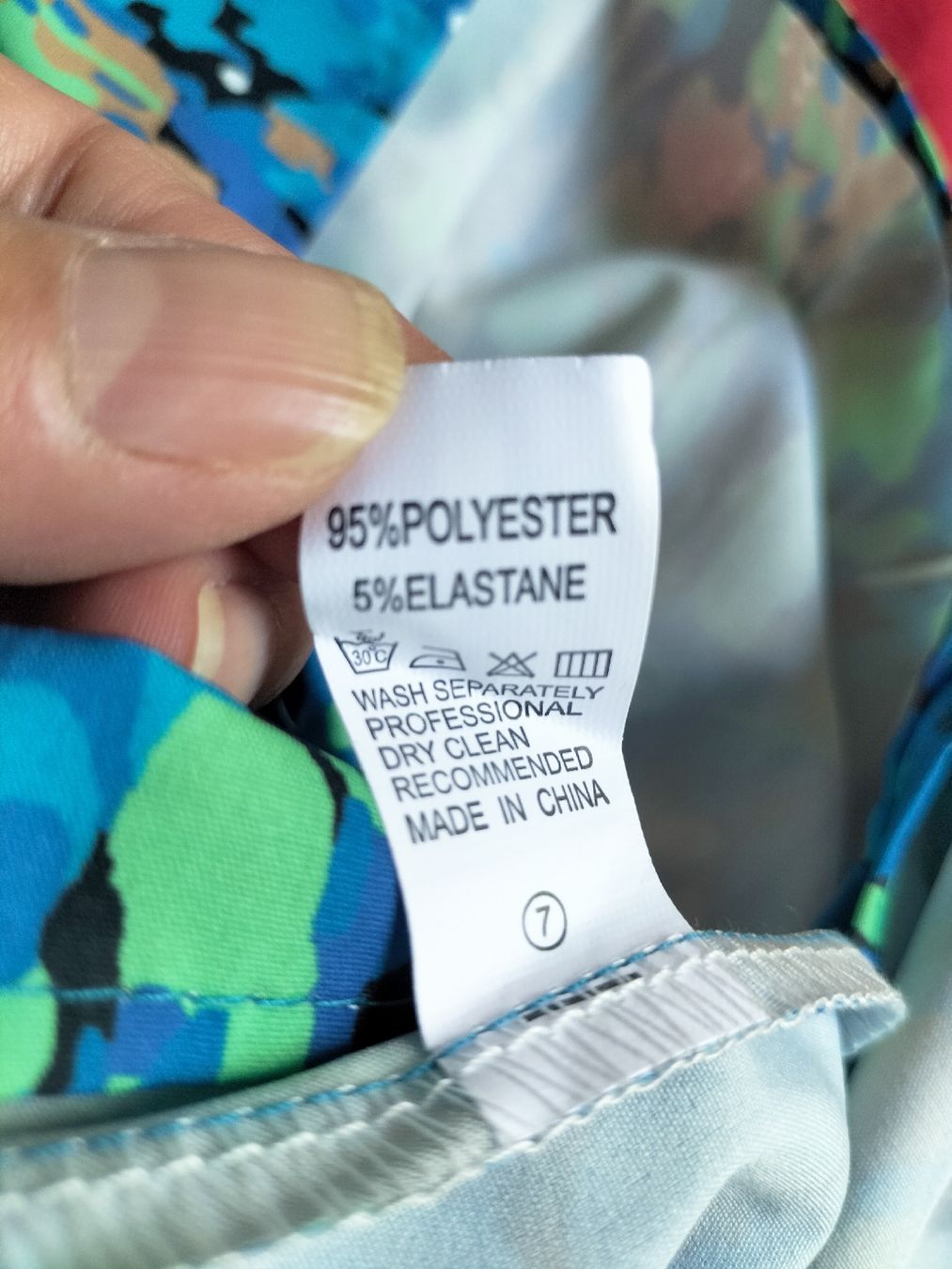 Kleider: Sommerliches Kleid, Grösse 44, blau gemustert – Neu (gemäss Beschreibung) aus Schaffhausen von sunsetever 8