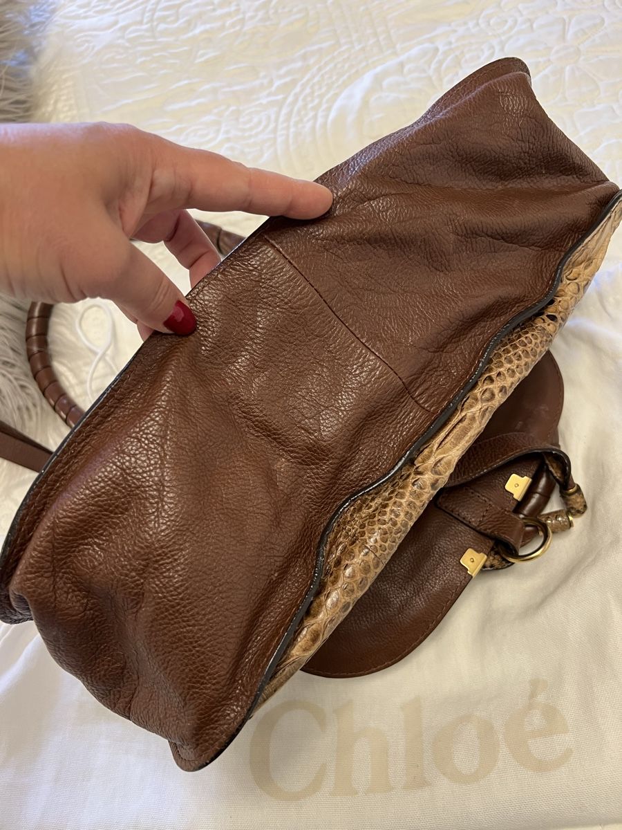 Chloé Taschen für Damen: CHLOÉ MARCIE PYTHON BAG – Gebraucht aus Steinhausen von Mimirose114 6