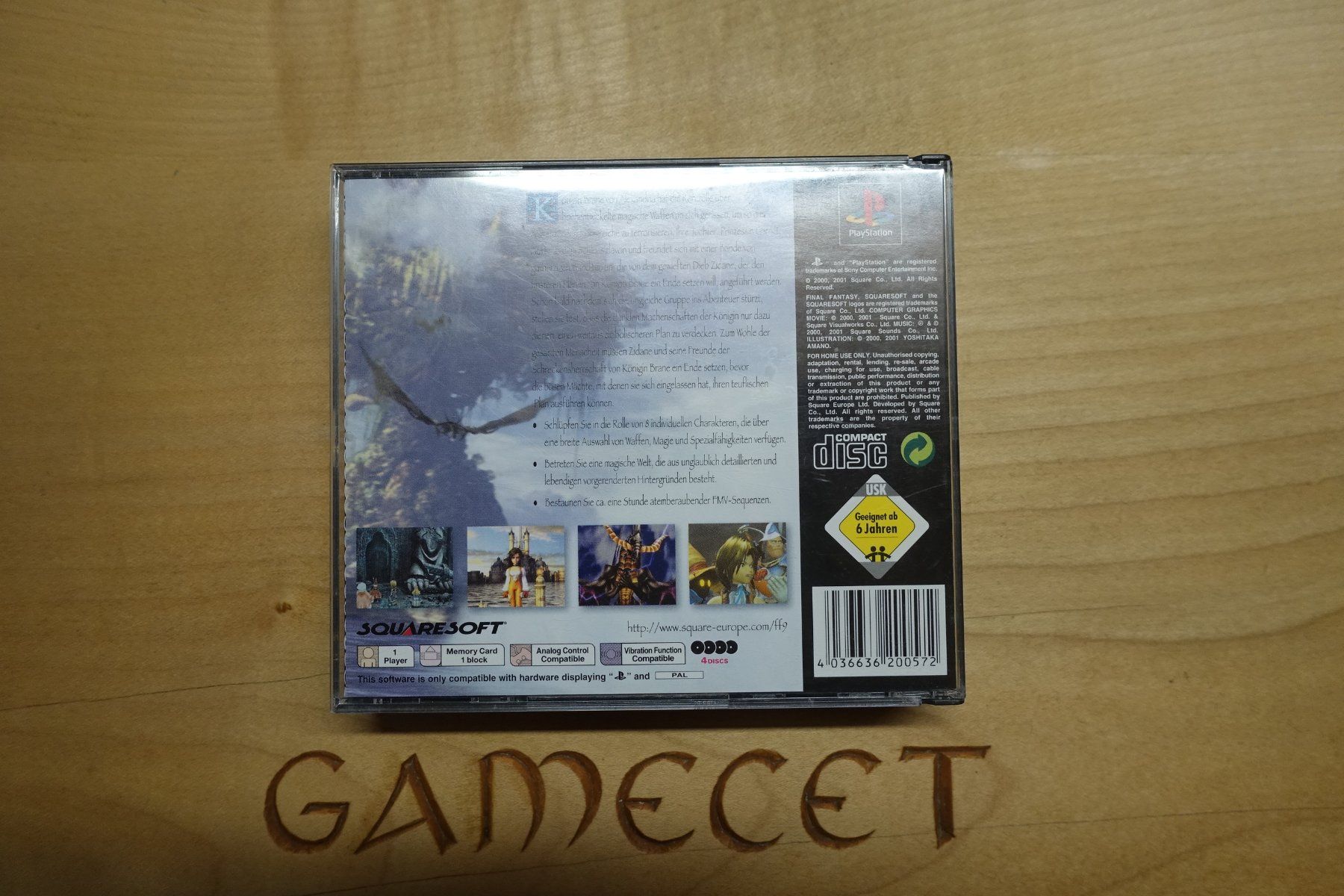 Sony Giochi: Final Fantasy IX – Usato da Steinach venduto da Gamecet 2