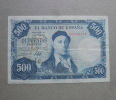 Spanien ++ 500 Pesetas 1954