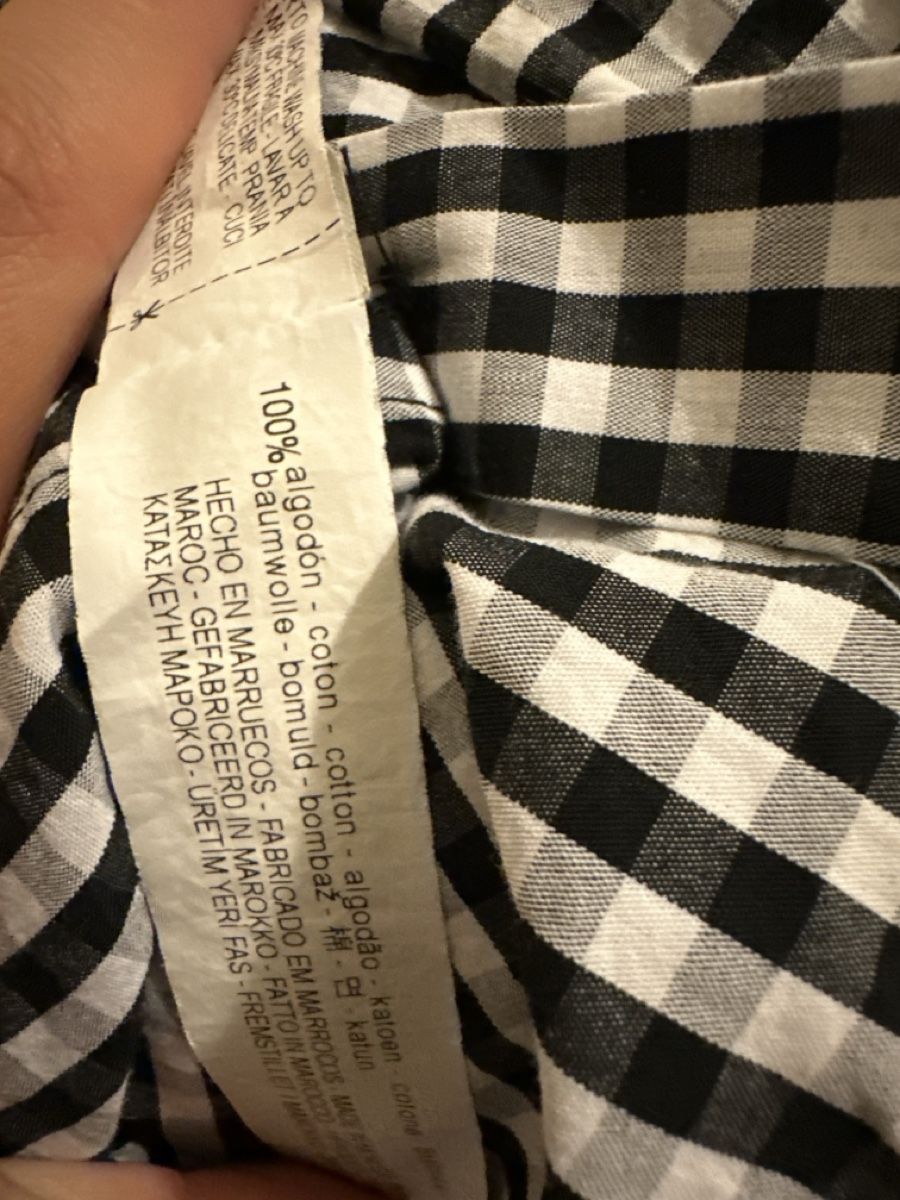 Zara Blusen: Zara Bluse, schwarz/weiss kariert, Gr. S – Neu (gemäss Beschreibung) aus Effretikon von ikap96 3