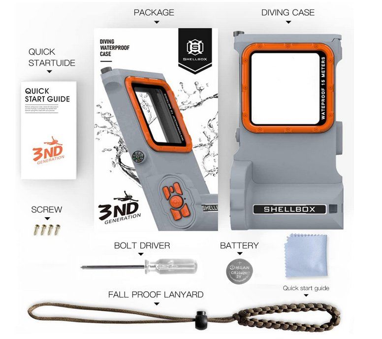 Cover & Protezioni schermo: Coque étanche Universelle pour iPhone et Samsung – Nuovo e nell'imballaggio originale da Courtepin venduto da marco_polo_xiii 1