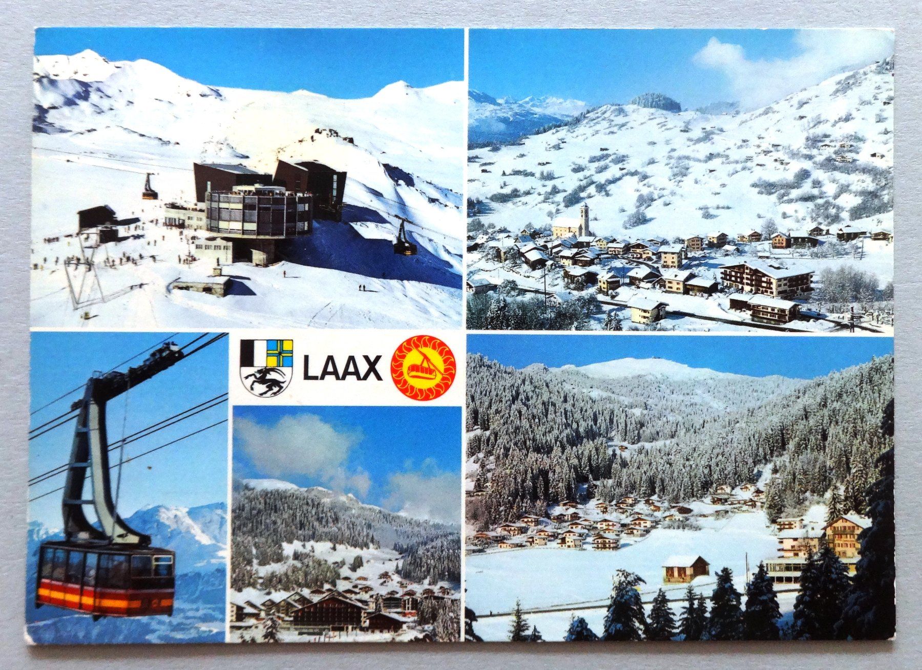 Ansichtskarten: Laax – Gebraucht aus Fétigny von Billy2miny