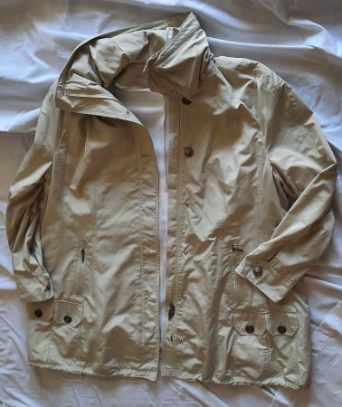 Sommerjacke, L, zartes Lindgrün mit vielen Taschen, Knöpfen