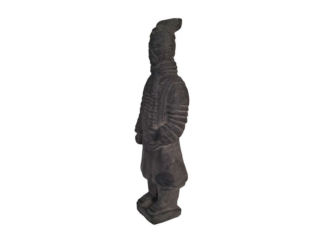 Statuette: Dunkle Nachbildung eines Terrakotta Krieger – Usato da Wil SG venduto da Restwert_Wil 1
