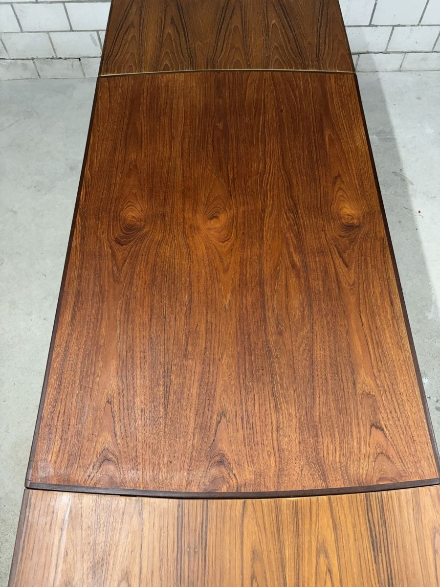 Tavoli: Danish midcentury Teak Extendable Dining Table 1959 – Usato da Attiswil venduto da Retrodane 4