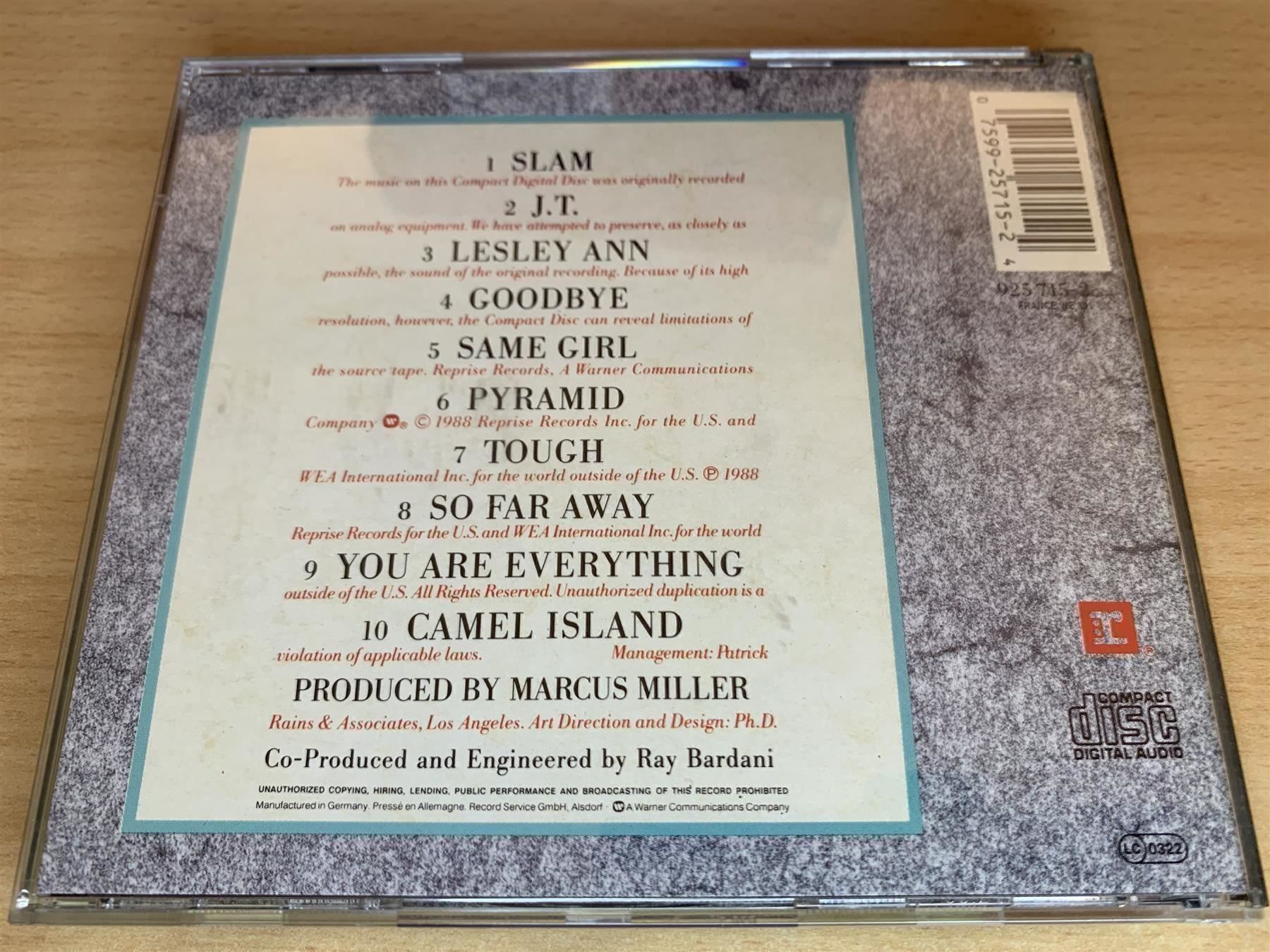 CD: David Sanborn – Close-Up – Usato da Rikon im Tösstal venduto da Alpenmutz 1