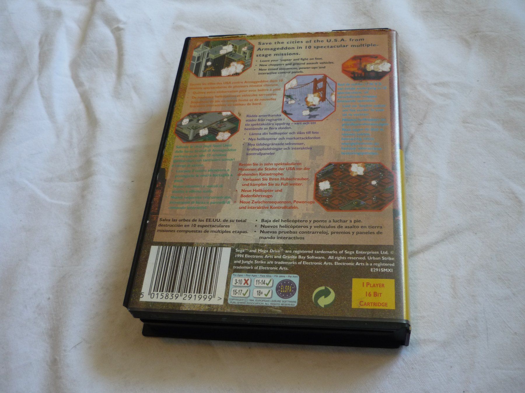 Sega Giochi: Videospiel - Sega Mega Drive 16 bit - Urban Strike – Usato da Beringen venduto da zzRegal 1