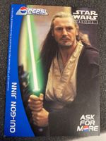 Carte Star Wars Pepsi Qui-Gon Jinn