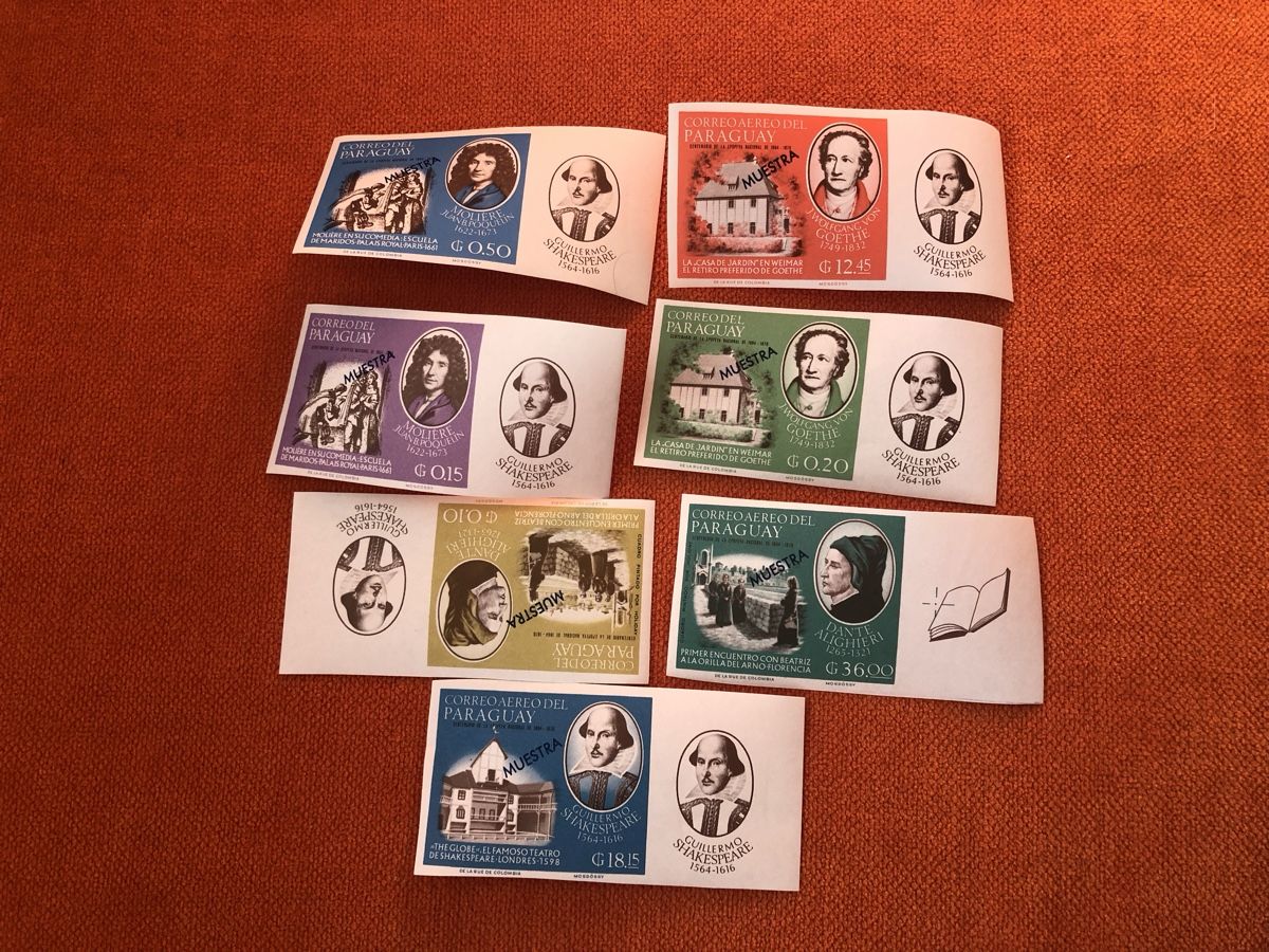 Tutti i francobolli: MUESTRA - Vorlagebriefmarken ungezähnt – Nuovo (secondo la descrizione) da Lufingen venduto da Rac0