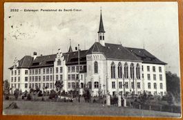 Estavayer - Le - Lac. Pensionnat du Sacré Coeur 1921