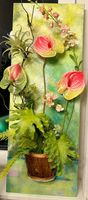 Original Blumenbild Anthurium, unikat