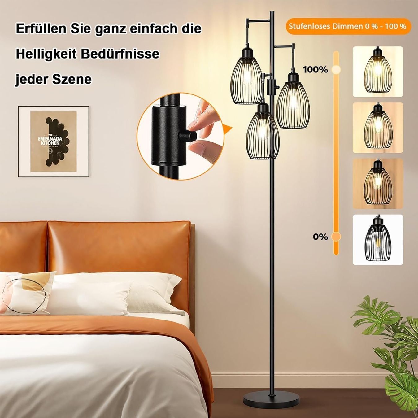 Lampes: Stehlampe Dimmbar LED 2400LM Bogenlampe Wohnzimmer – Neuf avec emballage d'origine à Dietikon par Abverkauf10 2