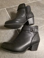 Schwarze Stiefeletten, Grösse 38
