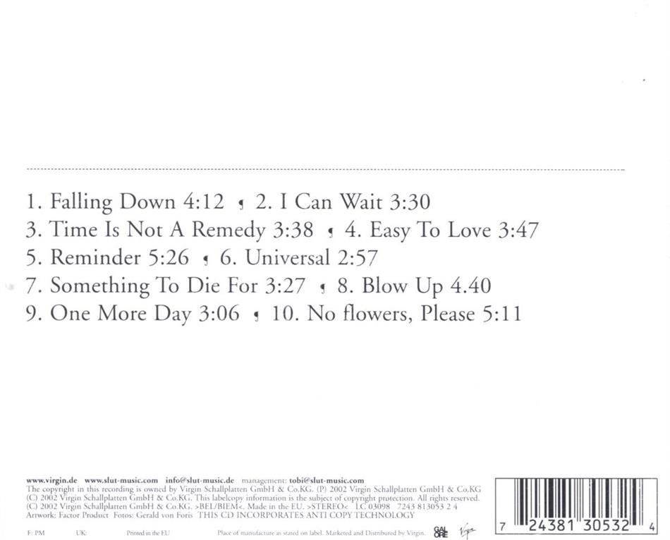 CD: Slut - Nothing Will Go Wrong – Usato da Uzwil venduto da visions77 1