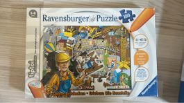 Ravensburger tiptoi Puzzle 100 Baustelle 5-8 Jahre