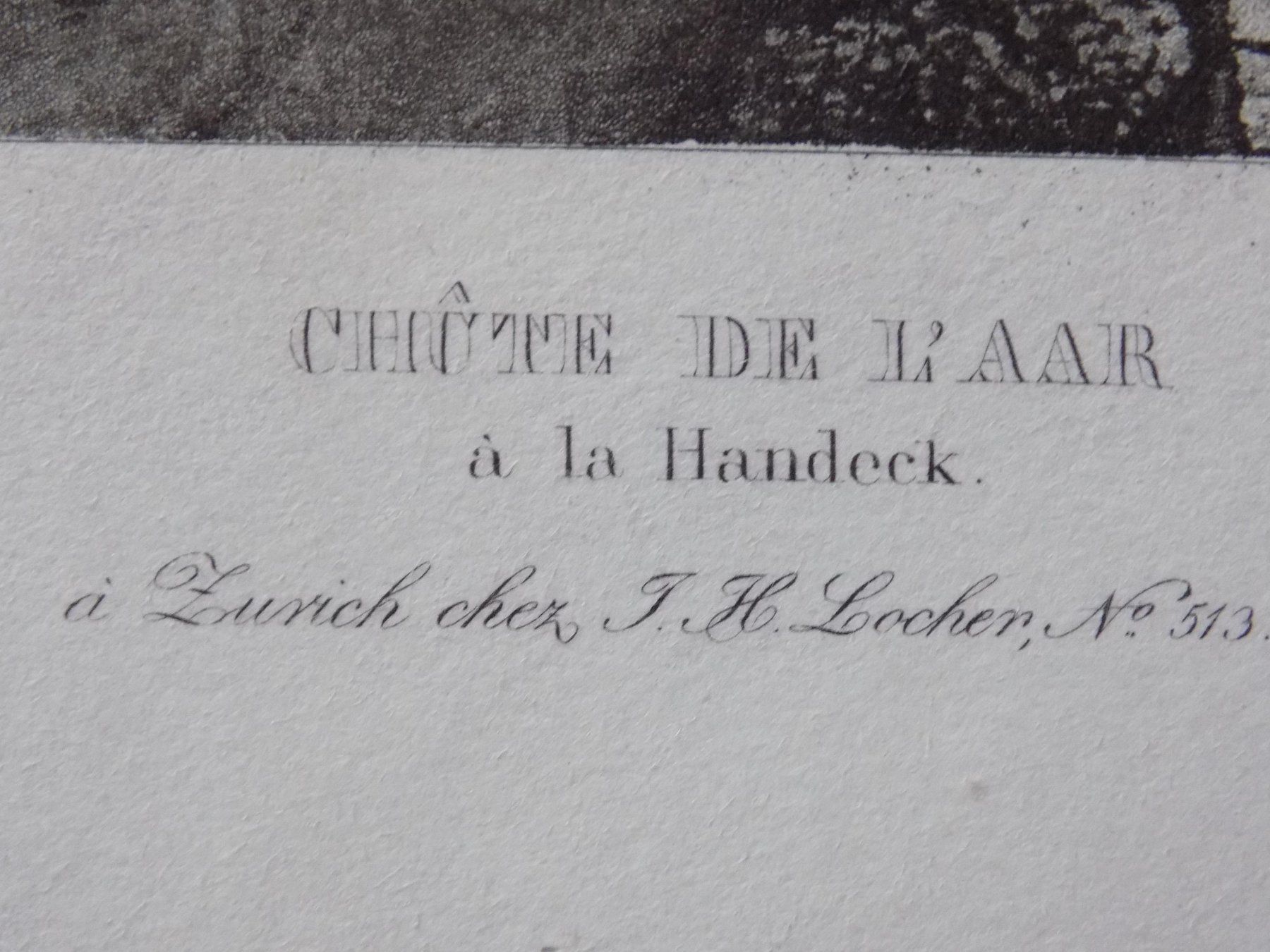 Gravures: Handeck Fall – D'occasion à Risch par Rischli15 2