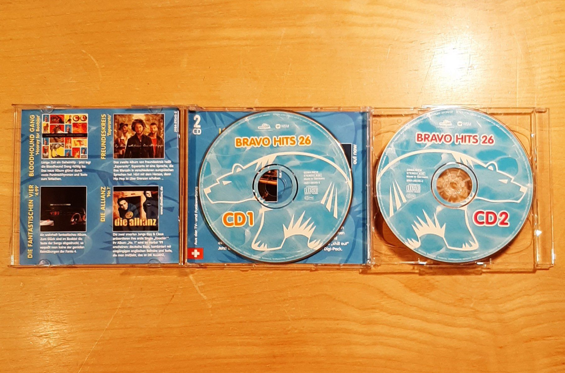CDs: Bravo Hits 26, Doppel CD, Hit Compilation 1999, Sampler – Gebraucht aus Schönenberg TG von  2