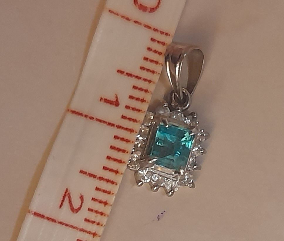 Altri gioielli: NATURAL EMERALD/SMARAGD PLATINUM 850 Set – Usato da Thun venduto da maya190 2