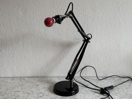 Pixarlampe - schwarze Schreibtischlampe mit Gelenkarm