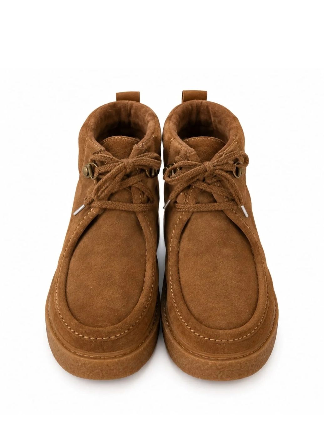 Chaussures femmes: Brown Suede Moc-Toe Boots – Neuf (Voir description) à Gersau par pol_x2xd 1