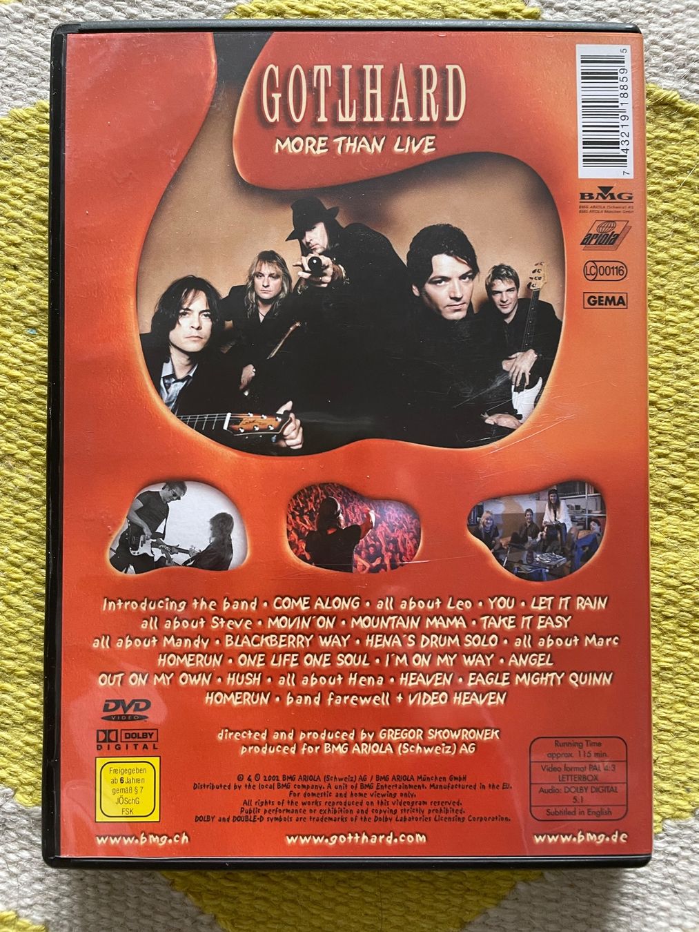 Tutti i DVDs: GOTTHARD-DVD MORE THAN LIVE – Usato da Rorschacherberg venduto da CD-Roli 1