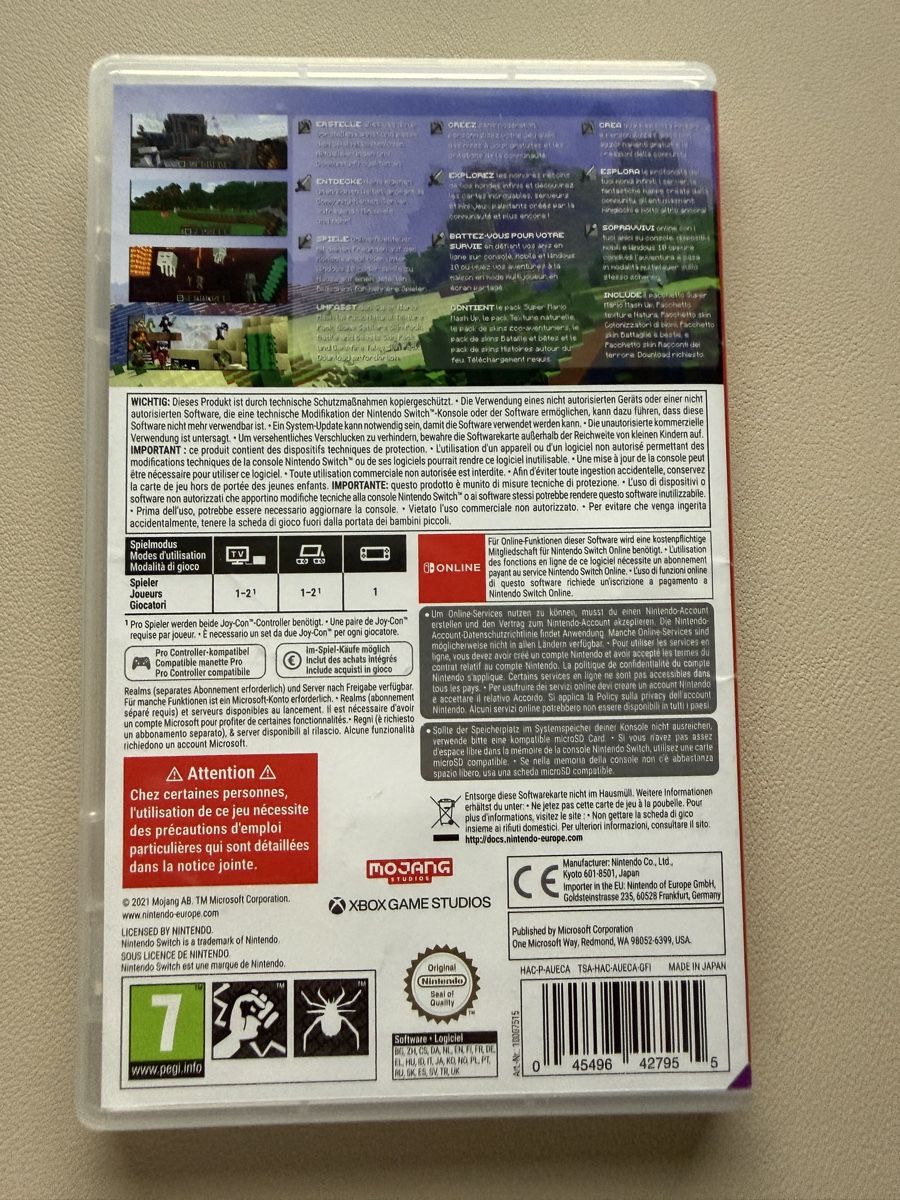 Nintendo Spiele: Minecraft Nintendo Switch – Gebraucht aus Steinach von Giusep7 2