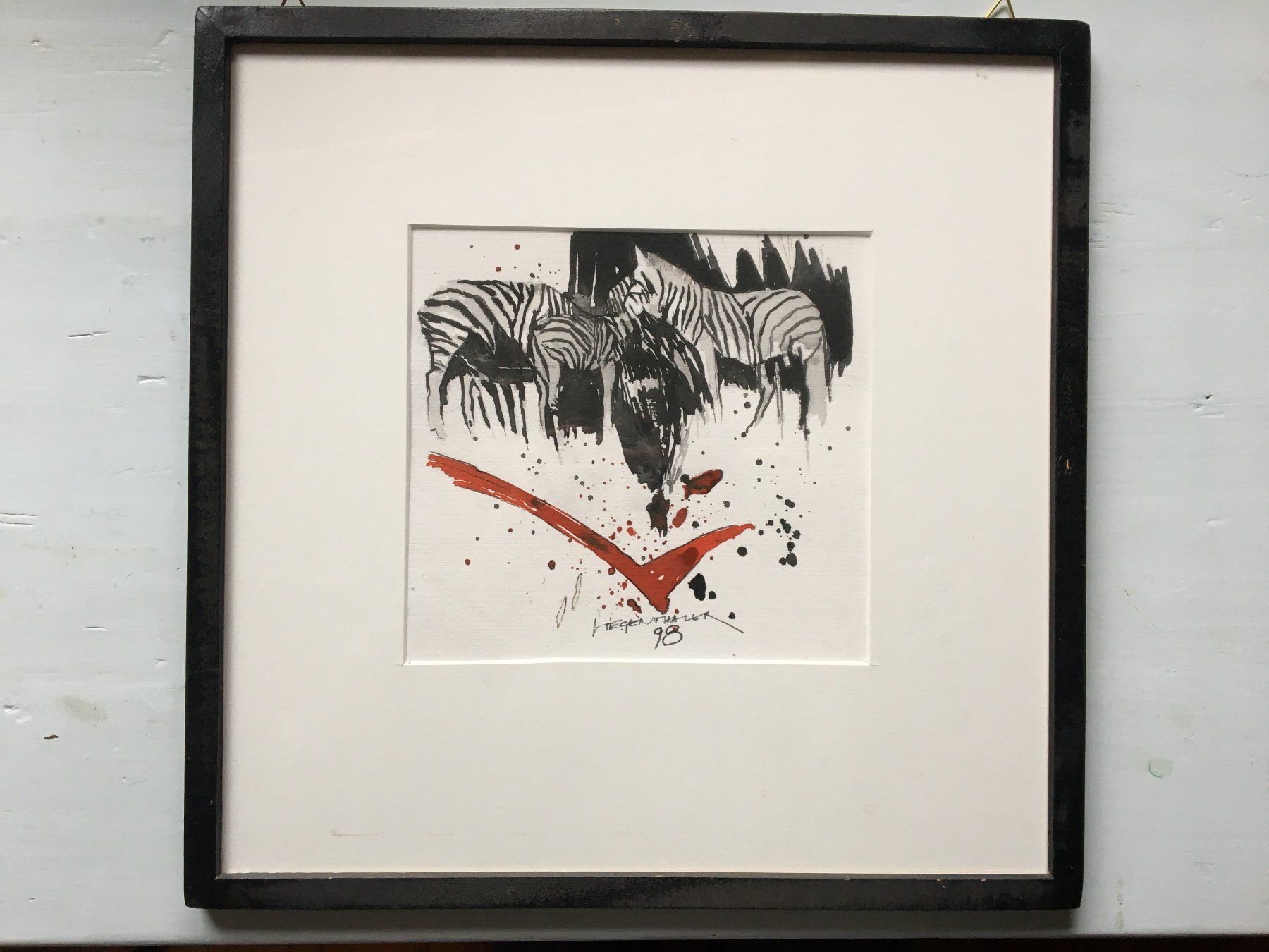 Gemälde: Original Aquarell von Herbert Siegenthaler – Gebraucht aus Ranflüh von ChristinaW01 1