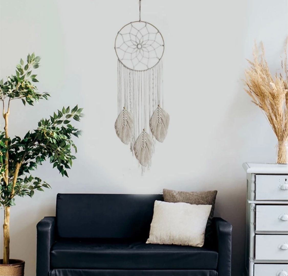 Tutte le decorazioni: Makramee Traumfänger/Windspiel boho, NEU – Nuovo e nell'imballaggio originale da Lachen SZ venduto da Luxolino 1