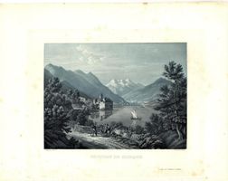 Chillon  Aquatinta von Winterlin