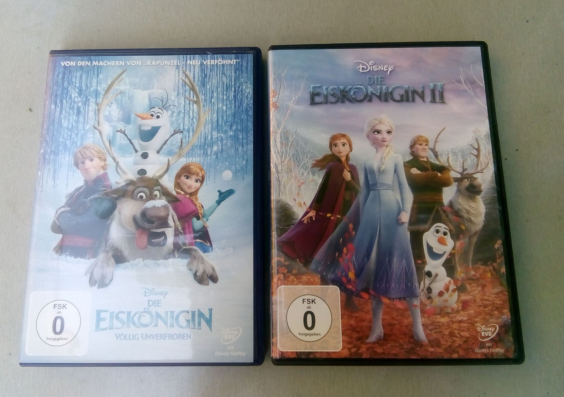 Alle DVDs: Die Eiskönigin (1 + 2)  > Deutsch & Englisch u.a. <  2-DVD's – Gebraucht aus St.Gallen von elk2022