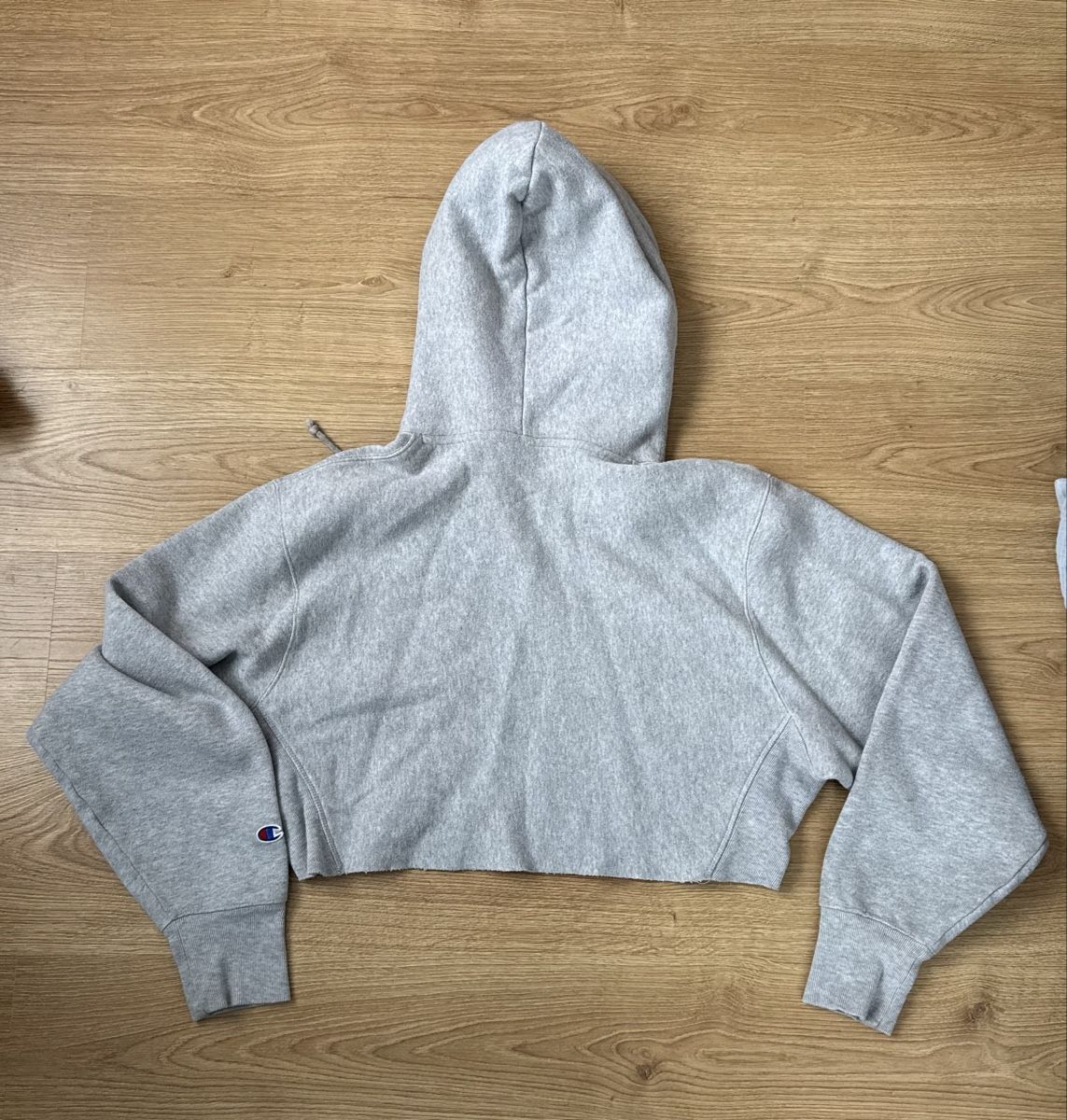 Champion Maglioni & Felpe: Grey Cropped Champions Hoodie – Usato da Dinhard venduto da emi_6jdk 1