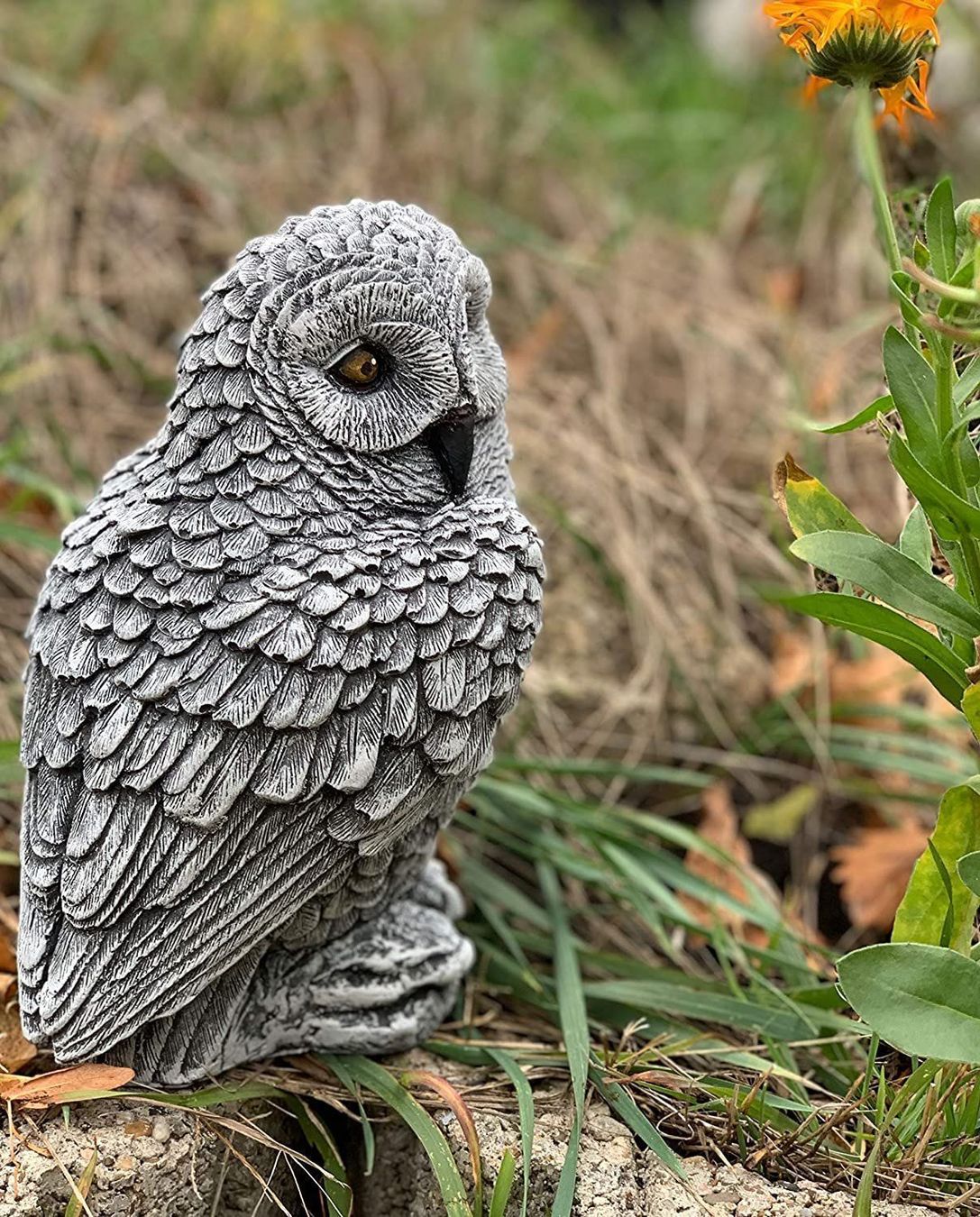 Skulpturen & Statuen: Eule Gartenfigur Gartenskulptur Steinfigur Steinskulptur – Neu (gemäss Beschreibung) aus Lopagno von CLep 1