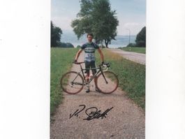 Autogrammfoto von Ex-Radrennfahrer Roland Schätti CH