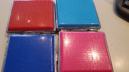 Zigaretten Etui für 20 Stück Zigi - knalligem Hellblau