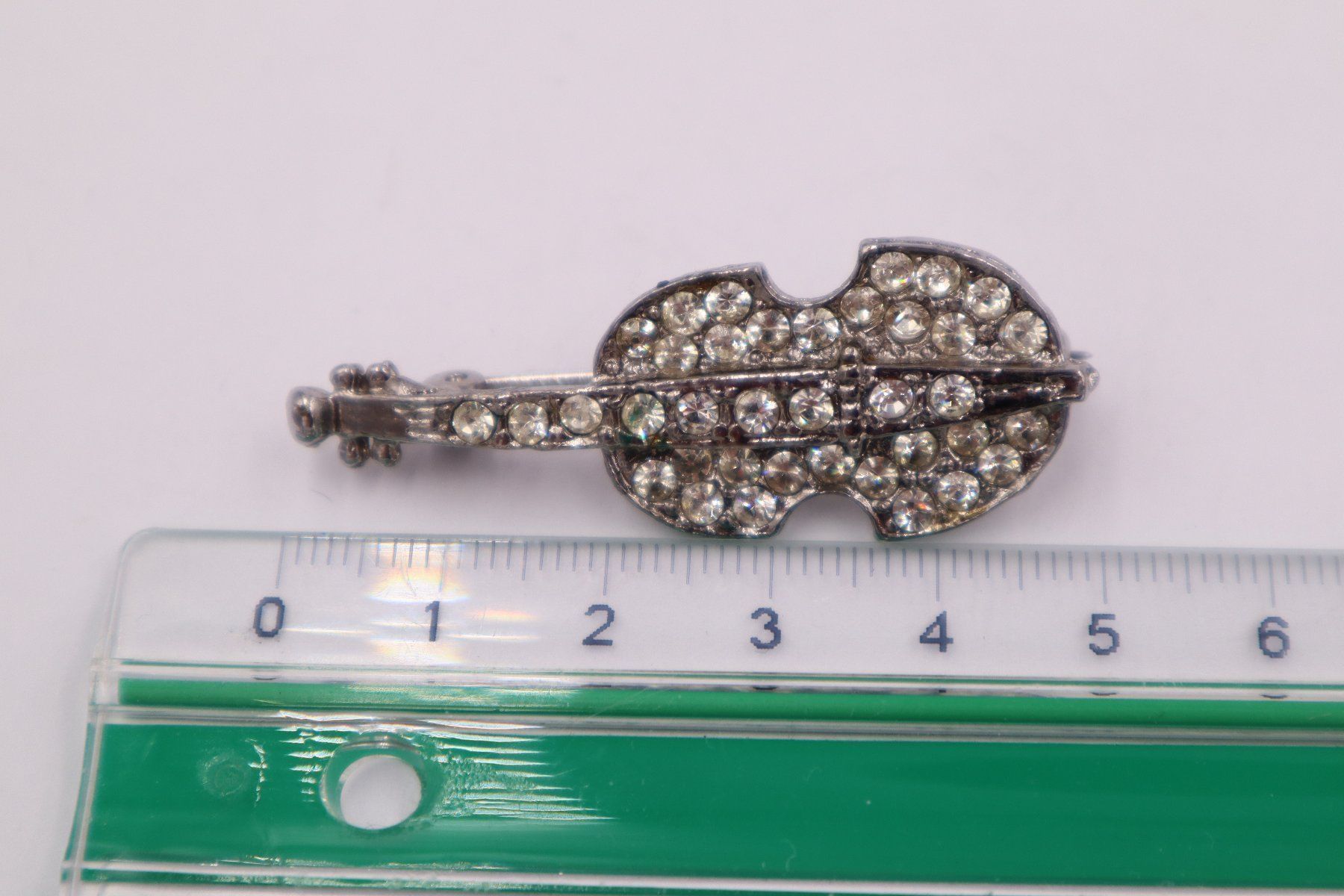 Broschen & Nadeln: Modeschmuck Violine Brosche, Vintage 1970er – Gebraucht aus Baden von TellsKuchenhaus 3