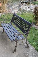 Gartenbank L1.26  T45 h80cm