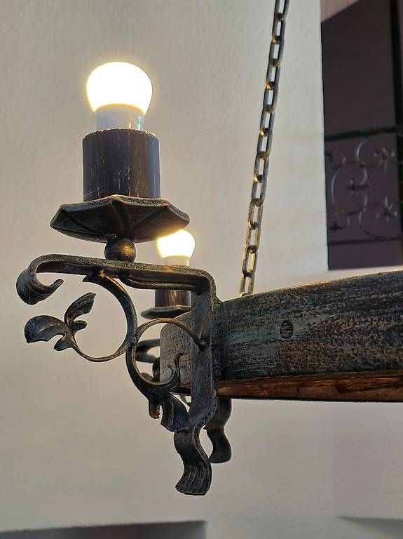 Lampade: Wagenrad leuchte – Usato da Egerkingen venduto da Cooper-Tr7