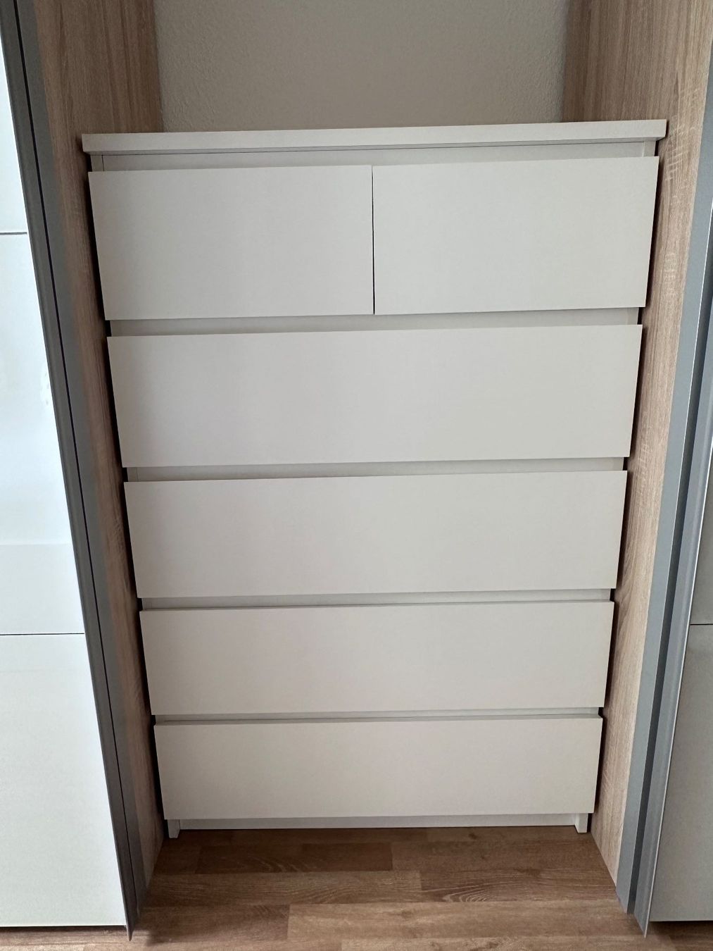 Cassettiere: Malm Kommode weiss von Ikea mit 6 Schubladen – Usato da Wohlen AG venduto da Chrugeli73