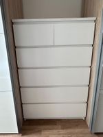 Malm Kommode weiss von Ikea mit 6 Schubladen