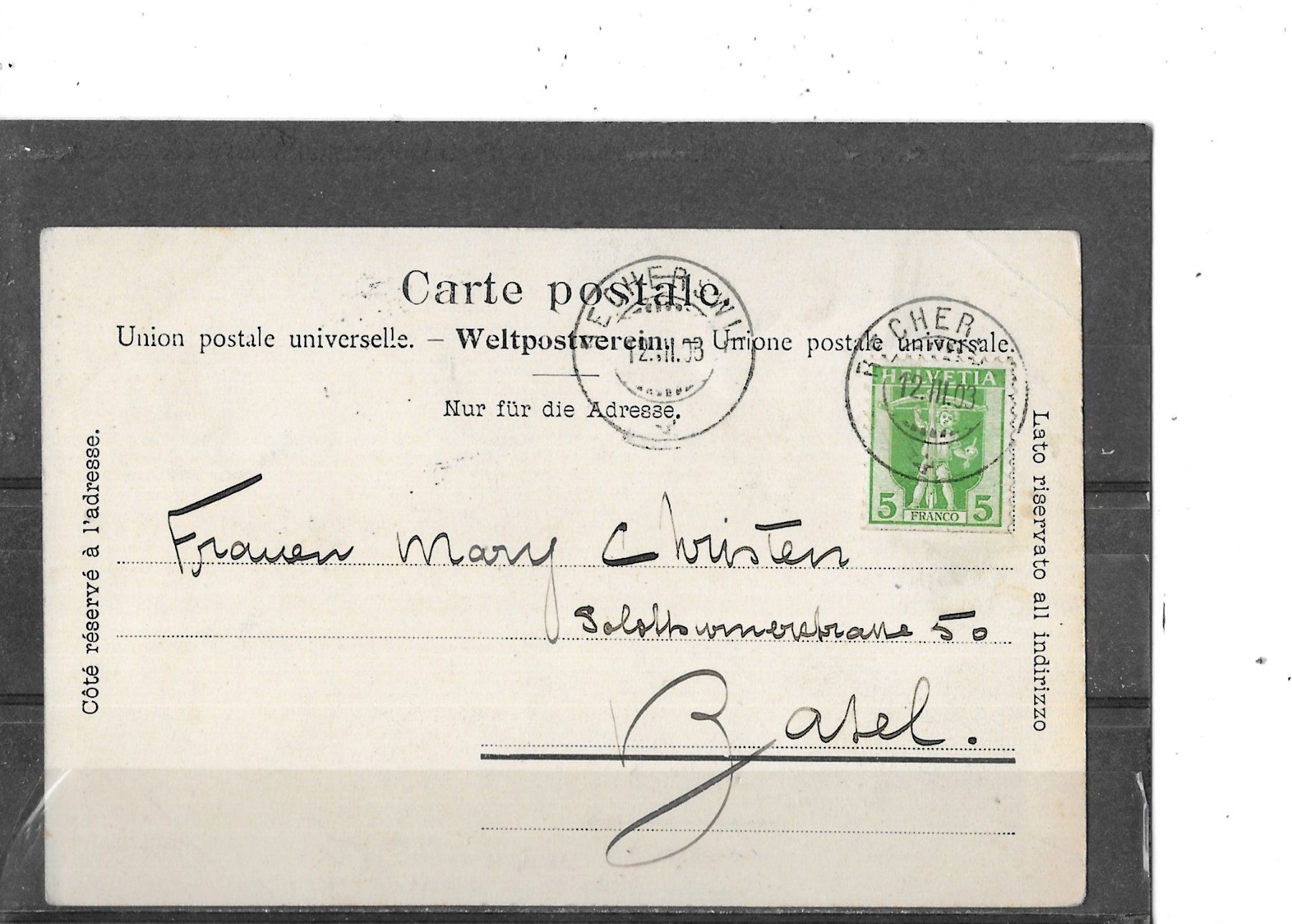 Cartes postales: SO Gruss aus Recherswil 1908 – D'occasion à Schocherswil par Wilare 1