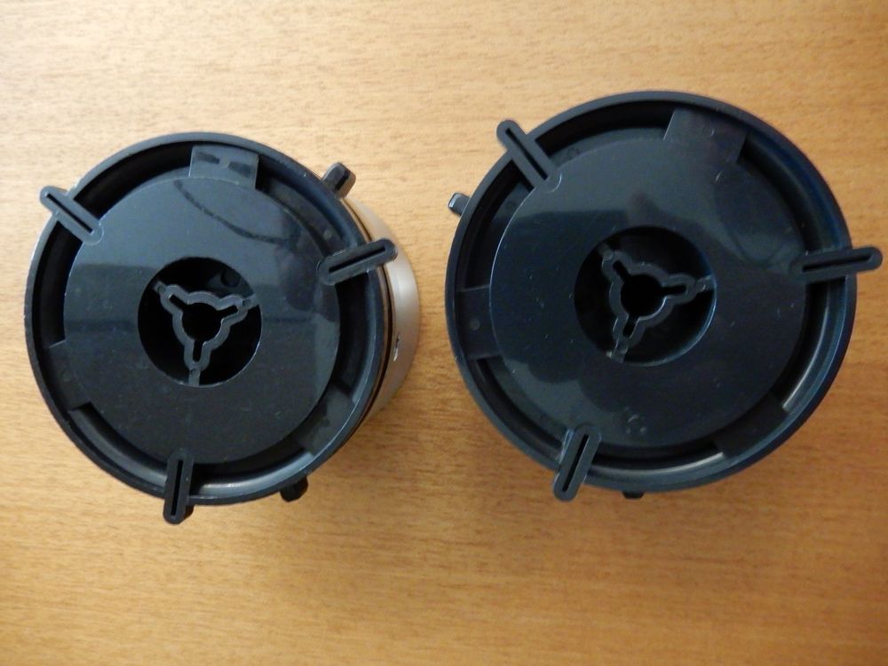 1 Pair Nab Hub Adapters, 10in Reel to Reel Tape Recorders Nab Reel Hub Adapters for Studer , for Akai, for Teac Aluminum Nab Hub Device (Grey