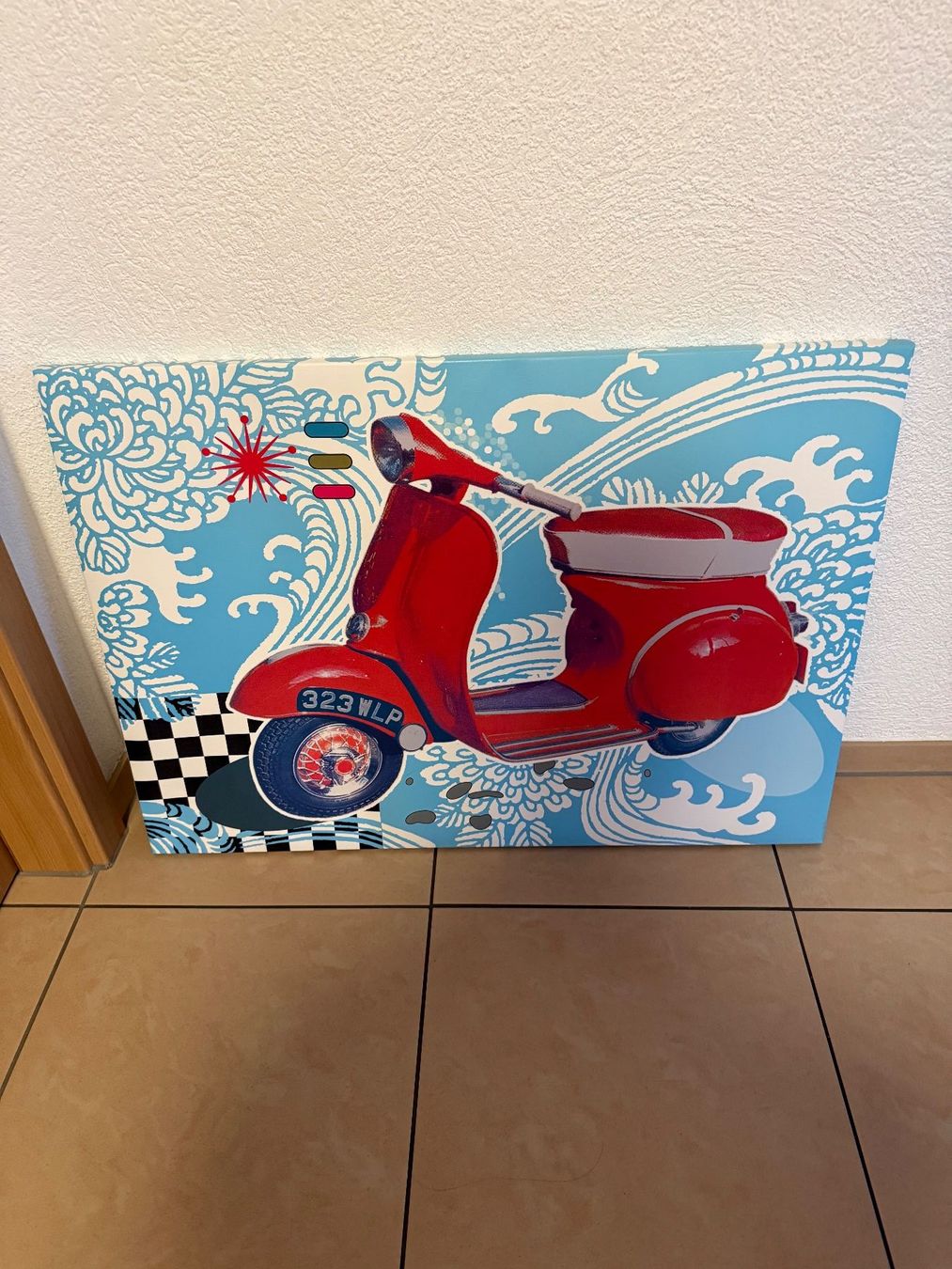 Poster & Bilder: Vespa Piaggio -Vintage Bild Kult – Gebraucht aus Wettingen von bar7