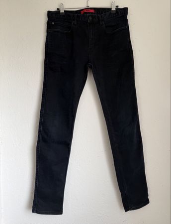 Jean Noir Homme HUGO BOSS, Taille 34, Très Bon État