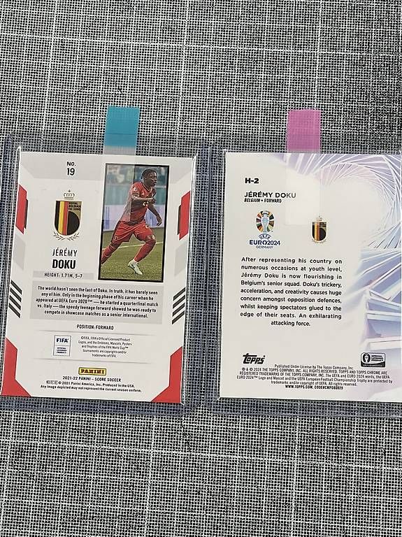 Panini Sammelbilder & Trading cards: Topps Panini Lot Jeremy Doku – Gebraucht aus Nürensdorf von Mulderi9 1